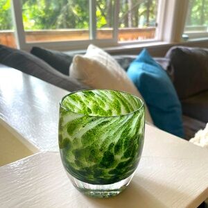 Glassbaby Walk in the Woods Candleholder